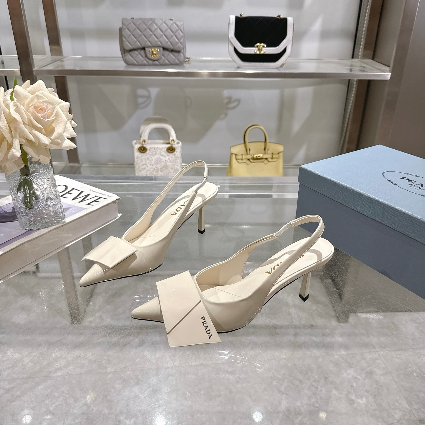 255QP41ZDE Stylish leather High heels