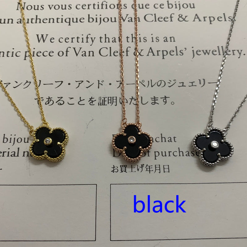 5XVA185XDE Stylish 1 flower necklace