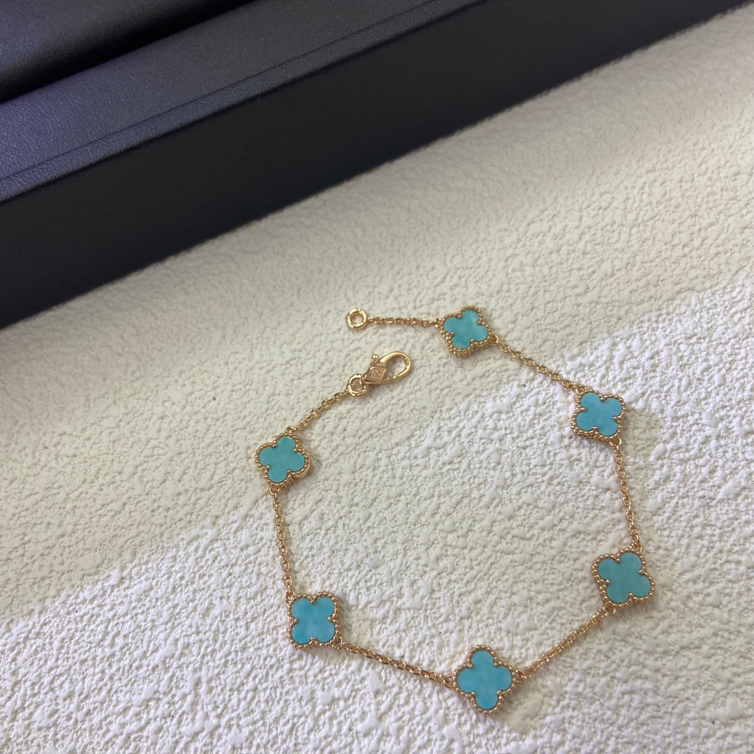 5XVA183KDE Stylishbracelets 6 flowers mini size 0.9cm flower