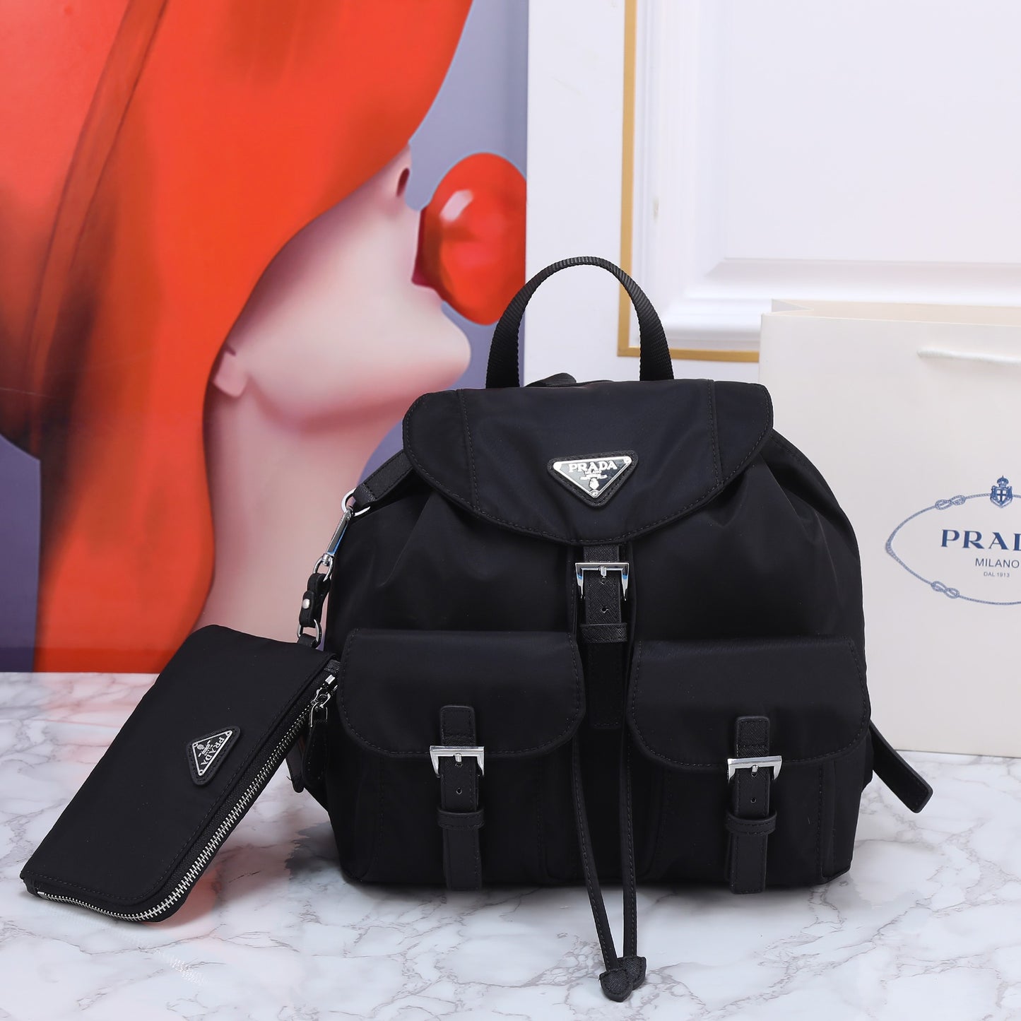 1XPD71BDE Stylish leather bag 