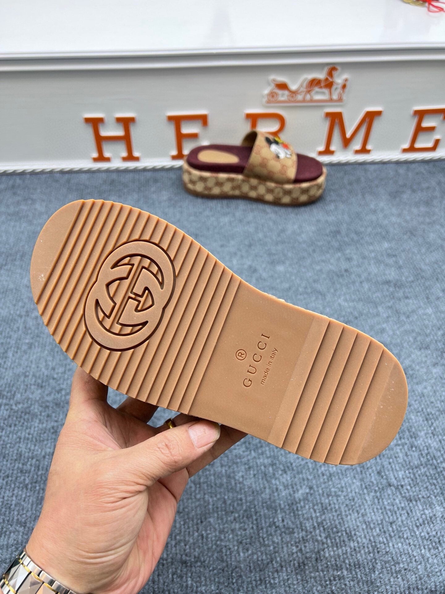 54B122ZDE Stylish slippers  Sole thickness 5.5cm